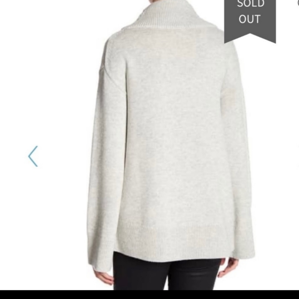 Rag & Bone Phyllis Mock Turtleneck Wool and Cashmere Blend Sweater - Picture 14 of 16